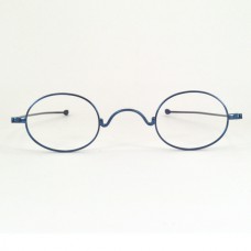1855-95 Oval Large- Blued Steel spectacle frame $160.00