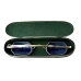 1835-80 Octagon 4 Lens Spectacle frame Tombstone Silver Dust finish