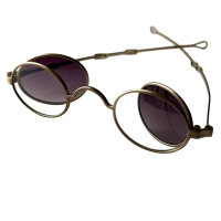 1835-80 Oval Large 4 LensSpectacle frame Virginia City Gold Dust finish 1835-80 Oval Large 4 LensSpectacle frame Virginia City Gold Dust finish