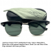 American Classic 1947 Combination Spectacle Frame. Zyl/metal Unisex-Black/Silver finish