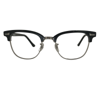 American Classic 1947 Combination Spectacle Frame. Zyl/metal Unisex-Black/Silver finish American Classic 1947 Combination Spectacle Frame. Zyl/metal Unisex-Black/Silver finish