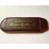 1800s Brown Leather Slip-in spectacle case Short 