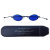 1840-95  Oval Small Spectacle frame Blued Steel finish