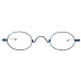 1840-95  Oval Small Spectacle frame Blued Steel finish