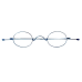 1840-95  Oval Small Spectacle frame Blued Steel finish