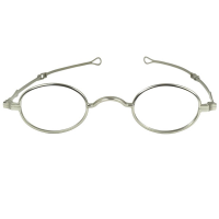 1835-80 Oval Small Spectacle frame Silver City Silver finish 1835-80 Oval Small Spectacle frame Silver City Silver finish