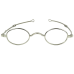 1835-80 Oval Small Spectacle frame Silver City Silver finish